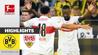 Guirassy Decides Close Match! | Borussia Dortmund - VfB Stuttgart 0-1 | Highligh