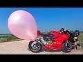 NTN - Thử Thổi Bóng Bay Bằng Pô Moto Ducati 1959 (Blowing ...