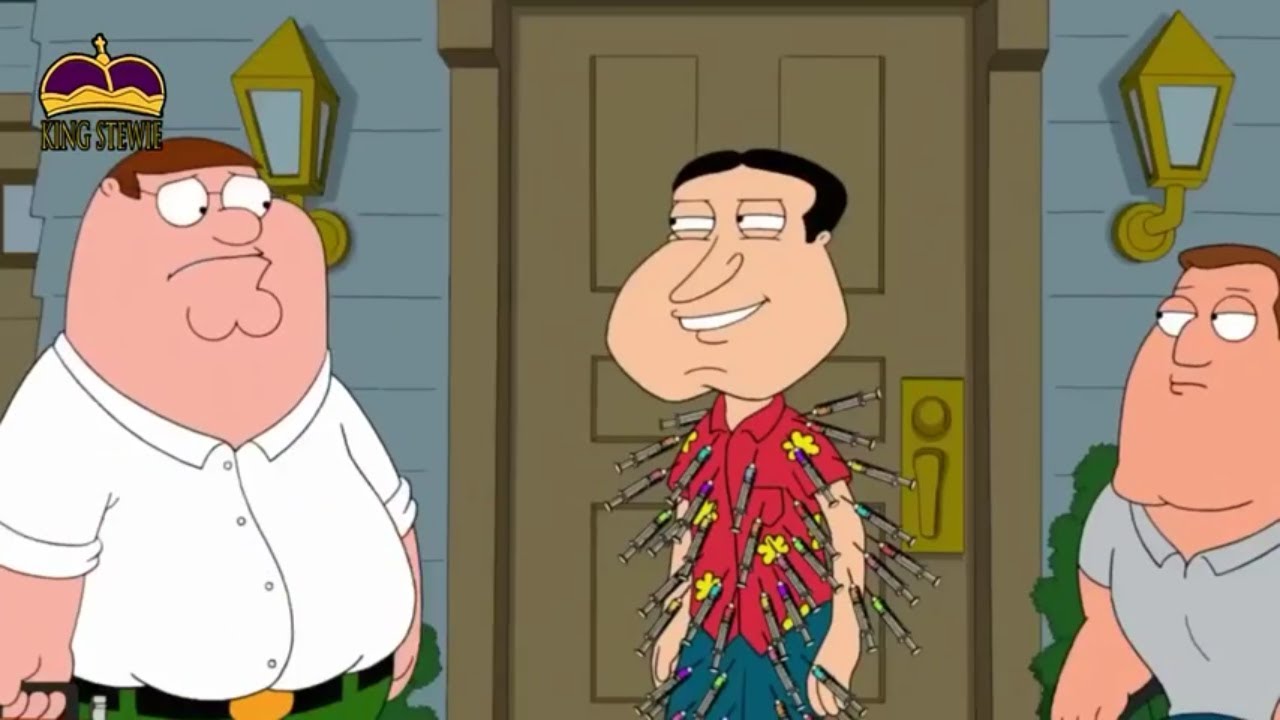 Quagmire runs credit card through stripper