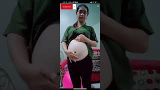 Bumil 6 Bulan Live Full Spil Perut Mulus
