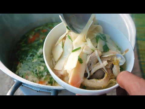Gà Thả Vườn Nấu Bún Măng l Ẩm Thực Cà Mau Việt Nam # 182