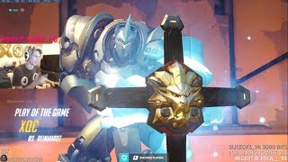 Overwatch XQC Showing His Insane Reinhardt Skills -POTG-