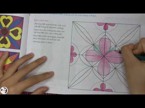 Thực hành trang trí hình vuông và vẽ màu theo ý thích (Mỹ thuật lớp 2) - Linh kid