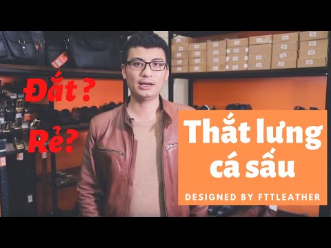 Review thắt lưng da cá sấu thật Fttleather