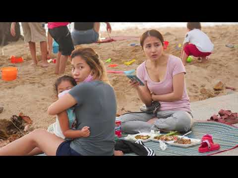 Pattaya Jomtien Beach Scenes on Friday 17th September 2021 Thailand