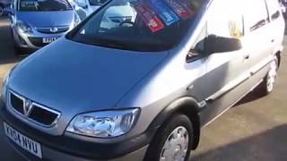 Alyn Brewis Nice Cars For Sale 0404 Vauxhall Zafira 1.6 Club, 7 Seats, Air Con, Low Mileage