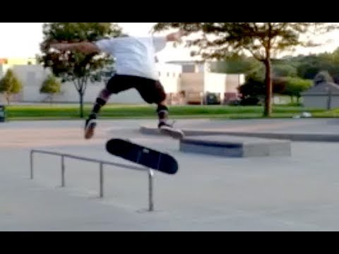 FRONTSIDE HURRICANE FAKIE FLIP OUT!!! At The Bar With Jeff Fowler