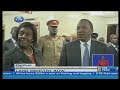 President uhuru Kenyatta shock visit to the troubled lands ministry