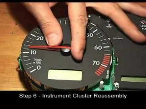 LED Project #2 - Step 06 - Gauge Face Installation