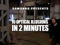 10 optical illusions in 2 minutes