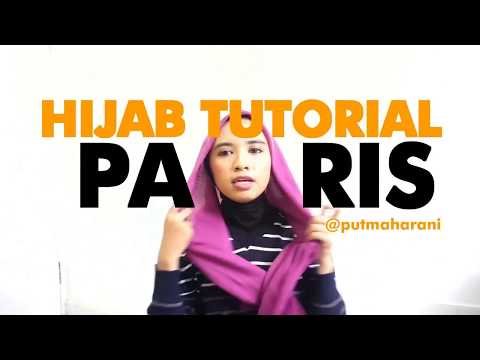 Hijab Tutorial Paris (Square Scarf) | 3 Style - YouTube