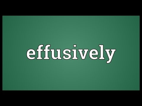 Header of effusively