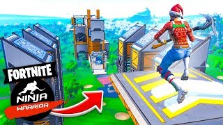 The *INSANE* NINJA WARRIOR COURSE In Fortnite Creative!