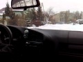 BMW E36 coupe onboard video 7 - snow street drift ;)