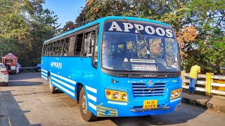Appoos Private Bus Kerala Vadattupara To Muvattupuzha Via Bhoothathankettu Dam, Kothamangalam