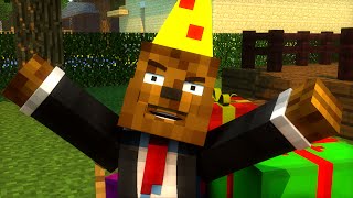 HAPPY BIRTHDAY Minecraft Animation (Food Fight)