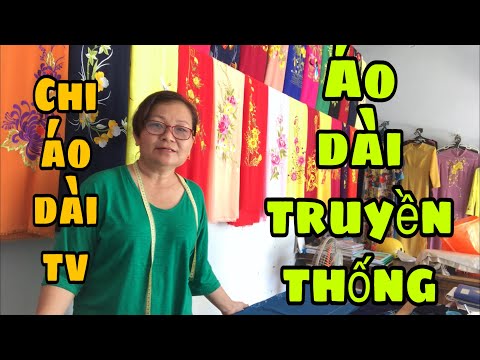 42/ Hướng dẫn cách cắt một chiếc áo dài truyền thống @Chi áo dài TV