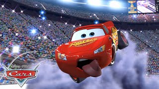 🤯  Lightning McQueen Narrowly Dodges Crashing | Cars 1 | Disney Kids