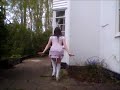 a pink