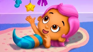 Gill vs DRAGON! Little Fish and Oona save knight in a children's game by Nick jr - Bubble Guppies