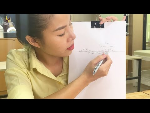 Học Phun Xăm #1 ✍️ Vẽ Chân Mày Trên Giấy Theo Tỉ Lệ Chuẩn