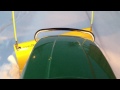 John Deere X500 plowing snow #1 1/11/13