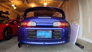 Mk4 Toyota Supra Tomei Exhaust Cold Start Revs