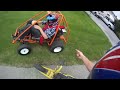 Homemade Go-Kart And Mini-Bike (GoPro & Rollover)