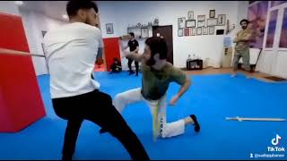 Məşqdən Qilinc Döyüşü. Stuntman Elsad Eynullayev
