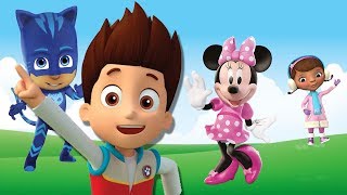 Wrong Heads Doc Mcstuffins Pj Masks Minnie Mouse Finger Family Song Popular Nursery Rhymes For Kids
