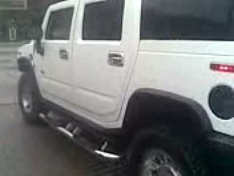 Hummer H2 White. Hummer H2 WHITE