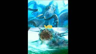 Kraken Vs The Bloop Charybdis Worm Sea Jellyfish