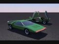 Sketchup Kerkythea Animation (Alfa Romeo Carabo)