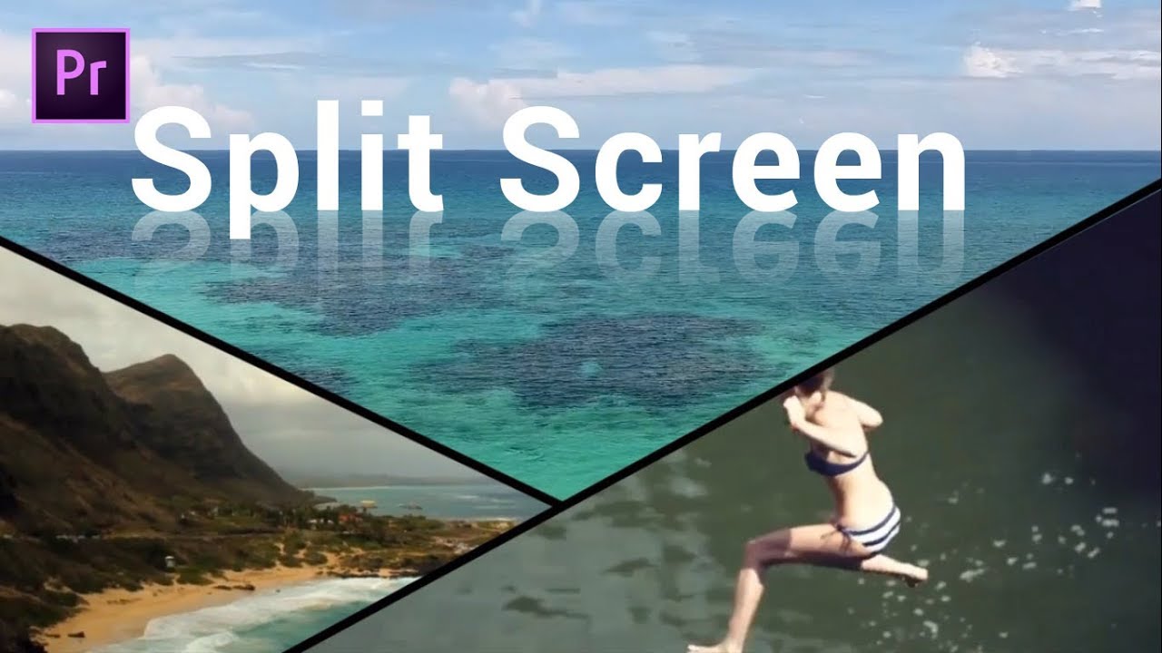 Amateur split screen swallow
