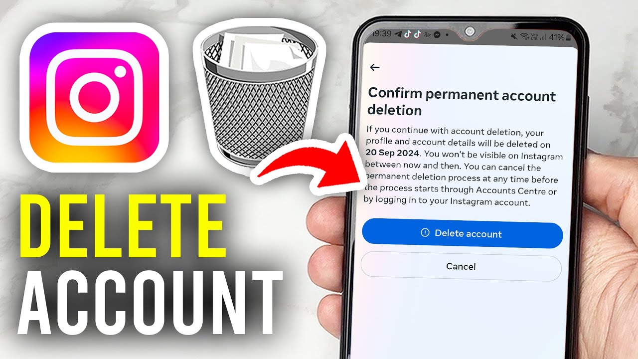 How To Delete A Instagram Account – 2024 How To Delete A Instagram Account – 2024