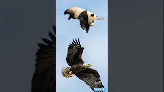 Faith In Animals Restored Bald Eagle Saves Falling Panda Cub From Death