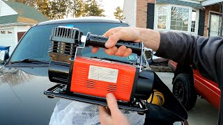 Gobege 12V Portable Air Compressor Review - Nnkh