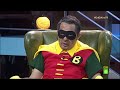 En el aire - Batman y Robin, un tanto mayores