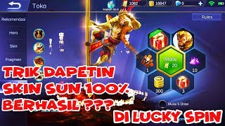 Trik Dapetin Skin Sun Di Lucky Spin 100% Berhasil ???