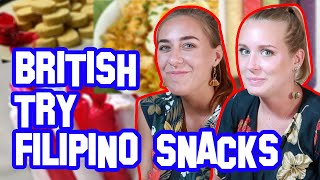 British Try Filipino Snacks Part 1 | Filipino Snack Taste Test | The Dutch Pinay Couple - Life in PH