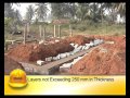 San lấp mặt bằng móng và giằng móng