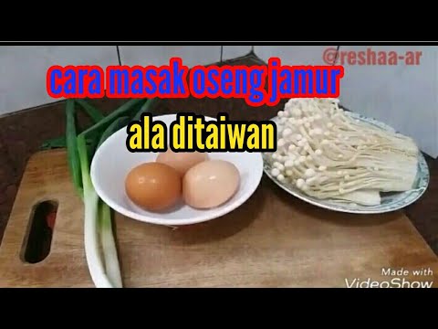 Resep Oseng jamur telur yang enak