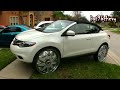 Female's Nissan Murano Convertible on 30" Davin PWRFL Floaters - 1080p HD