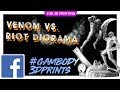 Venom vs Riot Diorama 3D Printing Model Kit | Presentation by Gambody