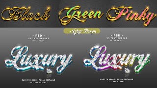 Luxury Den 3D Text Effect Style Psd File Part 8 Free Download