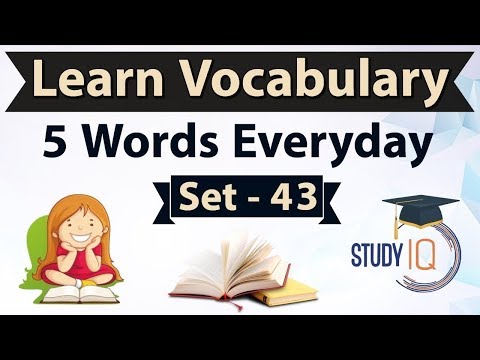 Daily Vocabulary - Learn 5 Important English Words in Hindi every day - Set 43 Wild Goose Chase