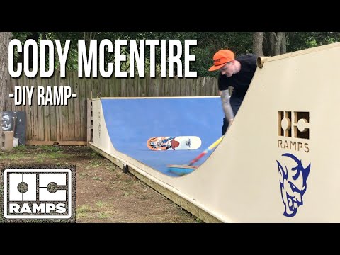 Cody McEntire- builds his DIY ramp