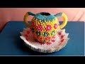 Origami 3d tea pot tutorial - how to make tea pot origami 3d - bình trà origami 3d