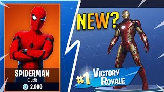 MARVEL SUPER HERO SKINS ON FORTNITE?| Streams Reaction & Epic Moments