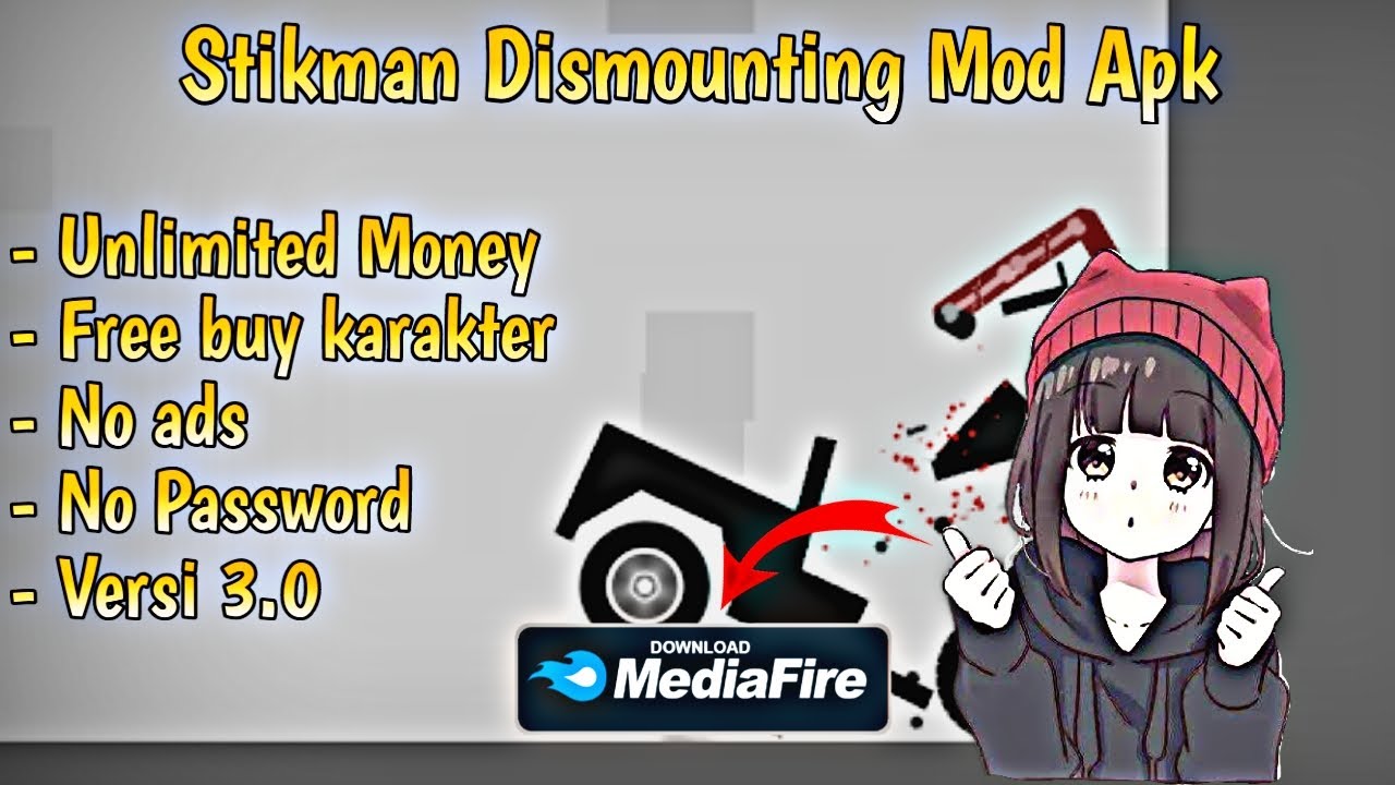 Game Stickman Dismounting V3.0 Mod Apk – Offline Di Game Stickman Dismounting V3.0 Mod Apk – Offline Di